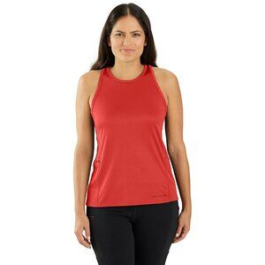 Carhartt Women's Force Tank Top Red Zipper Pocket Relaxed Fit L BRAND NEW w Tags